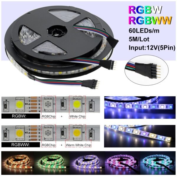 flexible rgb rgbw led strip