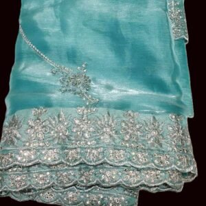 Shimmer with embroidery